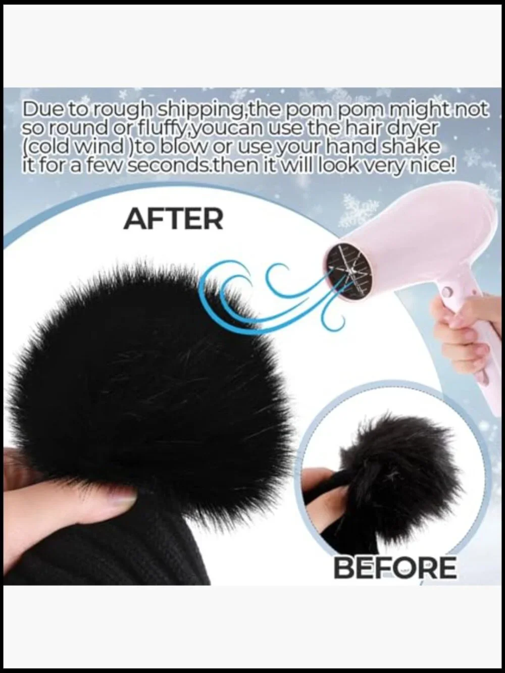 3 Pairs Touchscreen Gloves with Satin Lined Beanies Hat Set Winter Warm